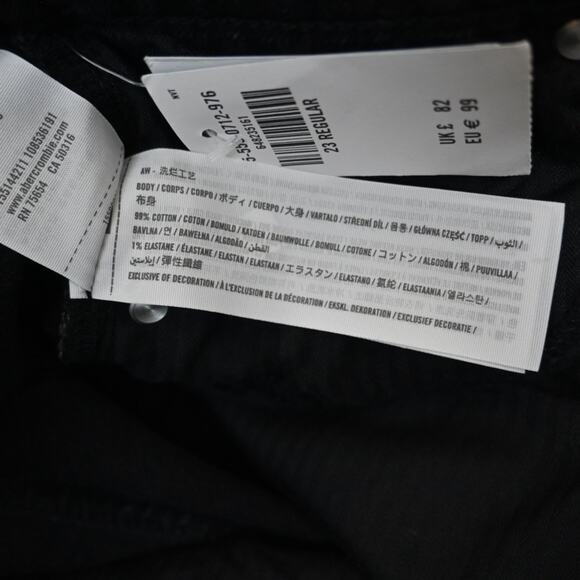 Abercrombie & Fitch Women's 23 The Skinny High Rise Jean in Black NEW - Picture 12 of 13